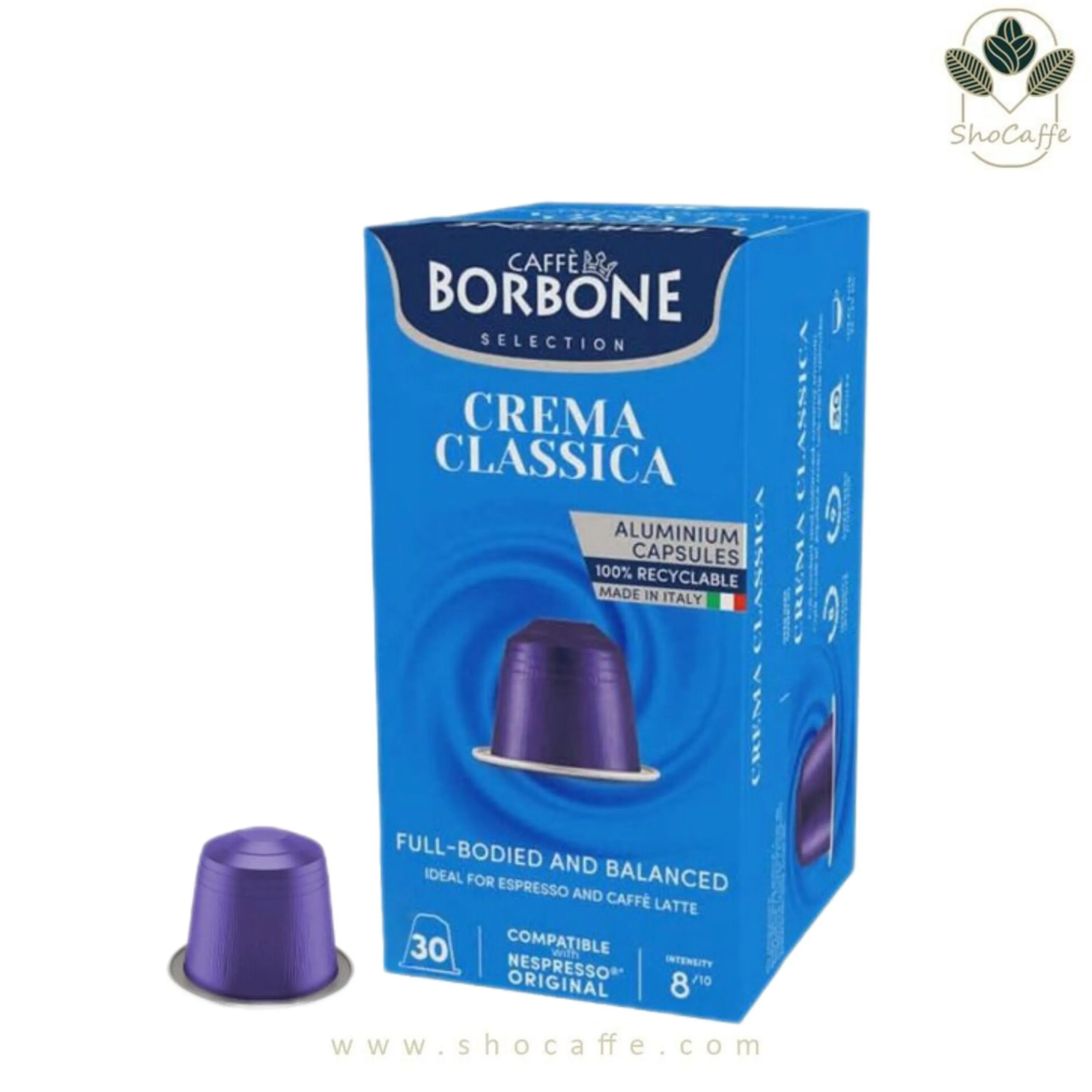 کپسول قهوه نسپرسو بوربن کرما کلاسیک 30 عددی Borbone Crema Classica کپسول قهوه نسپرسو بوربن کرما کلاسیک 30 عددی Borbone Crema Classica